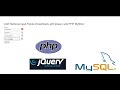 Add Remove Input Fields Dynamically with jQuery and PHP MySQLi