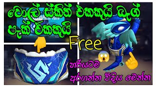 වෝල් ස්කින් එකකුයි බෑග් පැක් එකකුයි Free😍 හරියටම කොහොමද අරගන්නේ☝️මෙන්න.😇