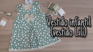 Vestido infantil (Vestido Lili)