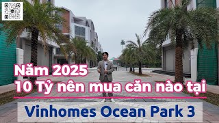 [Năm 2025] Tài chính 10 tỷ nên mua căn nào tại Vinhomes Ocean Park 3