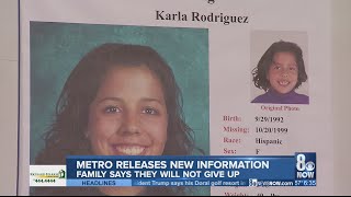 The search continues 20 years later for Karla Rodriquez