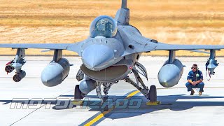 F-16 Fighting Falcon Fighter Jet in Action