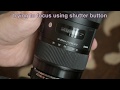 Demo of Viltrox EF-M2ii autofocus and aperture problems