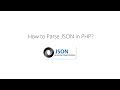 How to parse JSON in PHP | Lets Code App