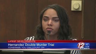 Hernandez Fiancee Takes Stand in Double Murder Trial