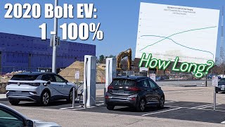 2020 Chevy Bolt EV: 1% to 100% DC Fast Charging Session - How Long + How Much?