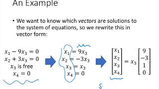 Linear Algebra - Lecture 10 - Homogeneous Linear Systems