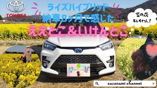 トヨタ　ライズ　ハイブリッド　納車８ヶ月で感じた、『ええとこ』＆『いけんとこ』学芸発表会バージョン　笠岡ベイファーム