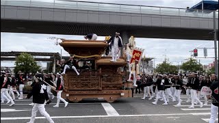 2022年　和泉だんじり祭り　駅前パレード【上泉】