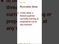 Runnable State  (61) #corejava