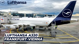 TRIP REPORT / Rush hour at Frankfurt Airport!  / Frankfurt to Vienna / Lufthansa A320-200