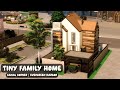 Tiny Family Home | Evergreen Harbor | The Sims 4 | Stop Motion Build | No CC