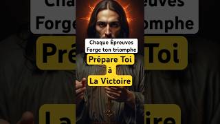 Chaque épreuve forge ton triomphe : prépare-toi à la victoire.#inspiration #motivation #jesus