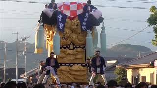 新居浜太鼓祭り２０１７　山端太鼓台新調お披露目　八幡神社