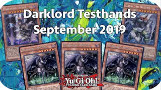 Yugioh: Darklord Testhand Demonstration September 2019