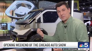 Inside look at Chicago's 10-day AUTO SHOW on opening weekend!