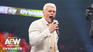 #AEW DYNAMITE EPISODE 6: CODY MAKES A CAREER ANNOUNCEMENT GOING INTO #AEWFULLGEAR