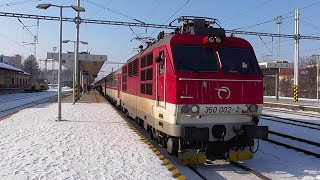 Vlaky Trenčín (SK) - 29.1.2017 / Trains in Trenčín, Slovakia