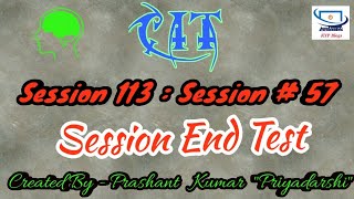 Session 113 - Session 57 - BS CIT - Session End Test