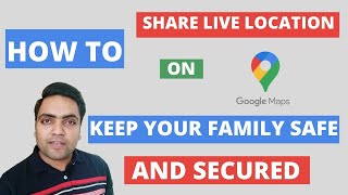 How to share live location on Google Maps | Google Maps pe Live location kaise share kare