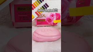 Shocking🤯 this soap ph test lux soap #shorts #lux #soap#bodycare#beauty#bathing#soaptest#phtest#skin