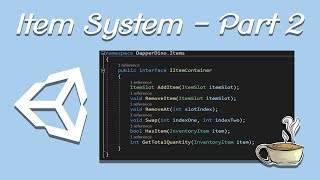 How To Create An Item System - Part 2 - Inventory Logic