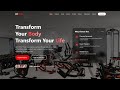Build a Gym Website Using React JS and Tailwind CSS