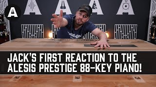 Unboxing the Alesis Prestige 88-Key Digital Piano (Jack's First Reaction)