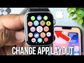 How to Change App Layout on Apple Watch