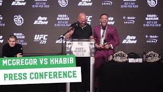Conor McGregor vs. Khabib Nurmagomedov || Full Press Conference