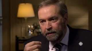 Thomas Mulcair interviewed by Peter Mansbridge