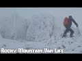 Canadian Van Life in the Snow and Mountains