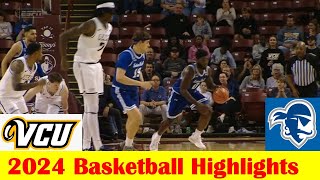 Seton Hall vs VCU Basketball Game Highlights 11 21 2024