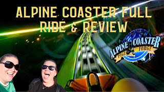 FULL RIDE EXPERIENCE ON SMOKY MOUNTAIN ALPINE COASTER IN PIGEON FORGE TENNESSEE, FULL REVIEW