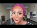 Must Watch 😱✂️ Viral 👆😳 Makeup & Gele Transformation  Makeup Tutorial ✂️💉🔥