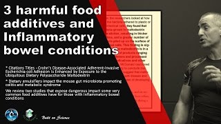 3 harmful food additives and Inflammatory bowel conditions