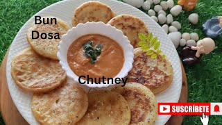 Instant Bun Dosa। Onion Tomato Chutney। 🥞Quick Snacks। 2025 Viral Bun Dosa Recipe//L's Kitchen