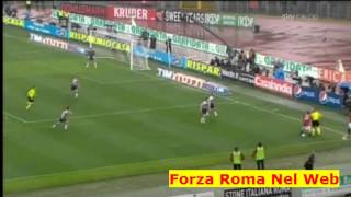 Roma - Lazio 2-0 highlights e goal commento Zampa 13\03\11