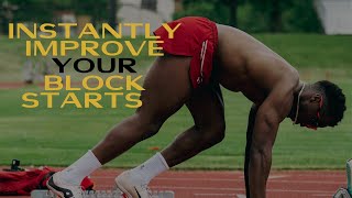 The Secrets Of Explosive Block Starts| Improve Your Sprint Performance