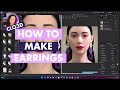 How to make earrings in CLO3D | Livestream tutorial