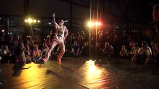 Riga Challenge 2012 - HipHop Battle - Chris (Latvia) vs Valusha (Valentina Sokolova) (Russia)