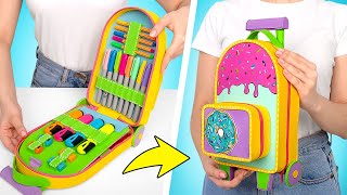 How To Make Bright And Light Backpack From Craft Foam