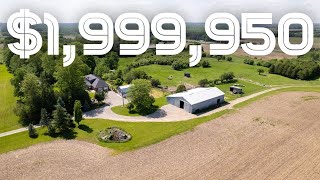 Explore 3304 Cromarty  A Gorgeous 51-acre Farm In Putnam, Ontario with Pastures, Horse Barns + More!