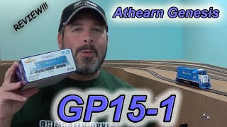 Athearn Genesis GP15-1 with Tsunami 2 SOUND!  Full review with ops!