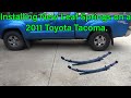 Installing New Leaf Springs for a 2022 Tacoma on a 2011 Tacoma. Will they work?