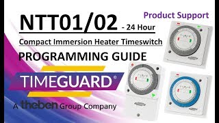 Timeguard NTT01, NTT02 \u0026 NTT05 Programming Instructions