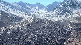 Beautiful scene of village from mountain