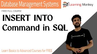 INSERT INTO Command in SQL || Lesson 28 || DBMS || Learning Monkey ||