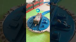 Plarail Electric Locomotive EH500-10 | Let's check how this set works on the blue #turntable #Shorts