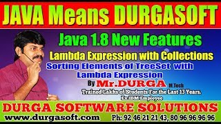Java 8 || Sorting Elements of TreeSet with Lambda Expression by Durga